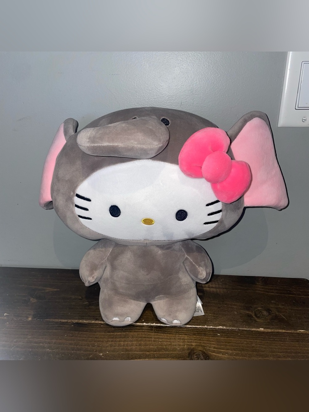Giant Hello Kitty Plush Toy  Disguised Elephant Sanrio